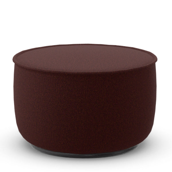 Mariposa Medium Ottoman - Dark Red Melange
